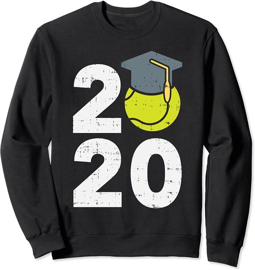 2020 Tennis Ball Graduating College Player Men Women Gift Sweatshirt