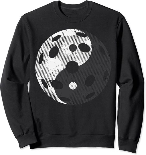 Pickleball Yin Yang Vintage Pickle Ball Sport Men Women Gift Sweatshirt