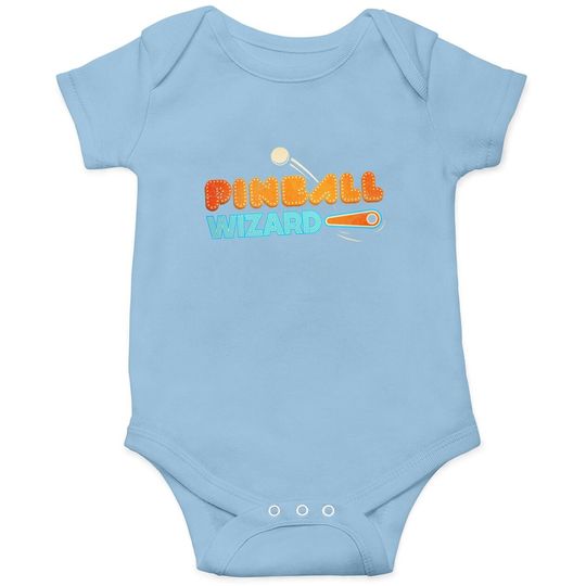 Classic Retro Pinball Design - Pinball Wizard Baby Bodysuit