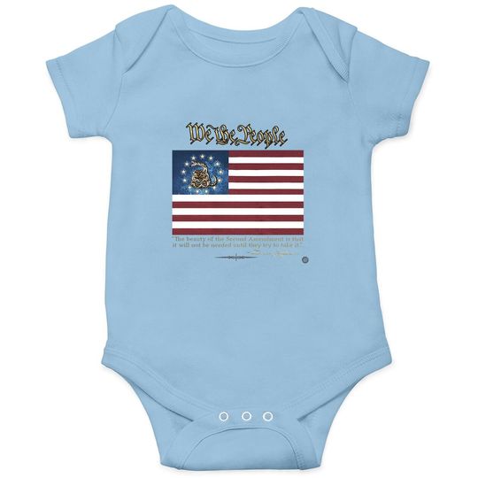 Erazor Bits Second Amendment Tshirts For | 2nd Amendment We The People Baby Bodysuit Rn2366