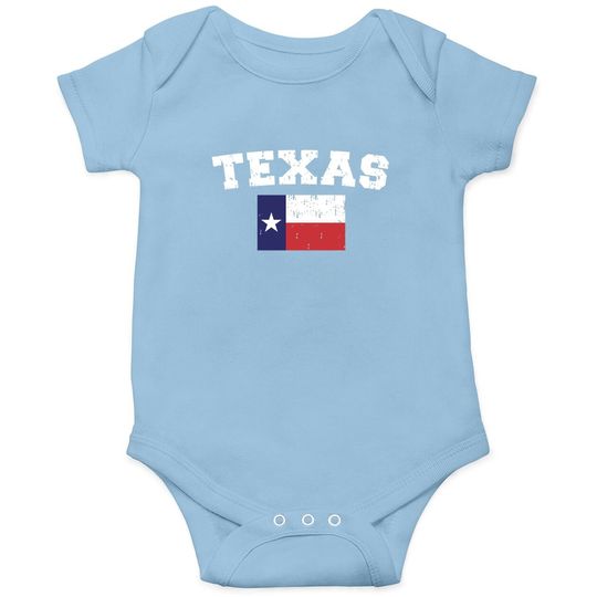 Texas Flag Baby Bodysuit