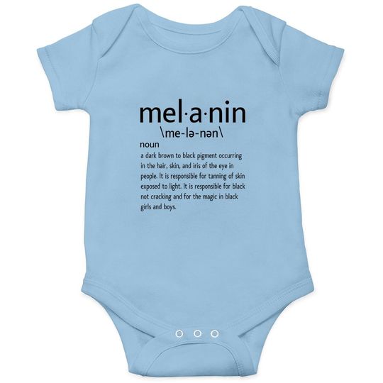 Melanin Defined Baby Bodysuit That Melanin Baby Bodysuit