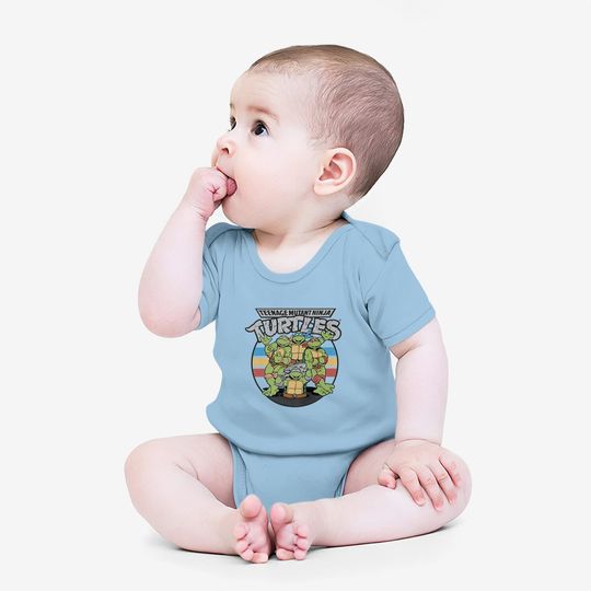 Teenage Mutant Ninja Turtles Retro Spot Logo Tee-baby Bodysuit