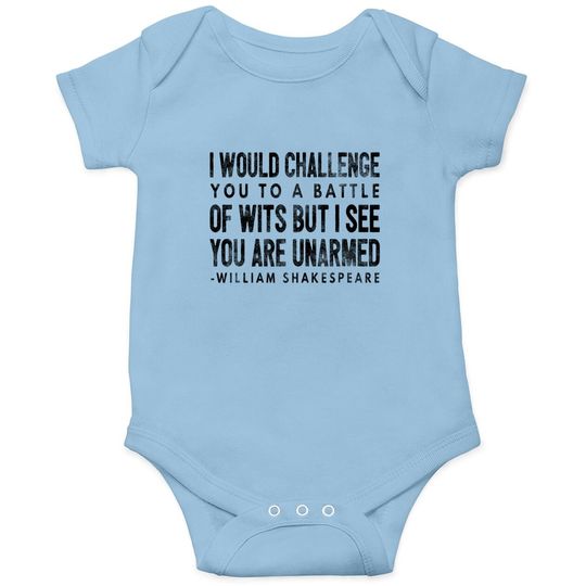 Shakespeare Quote Baby Bodysuit