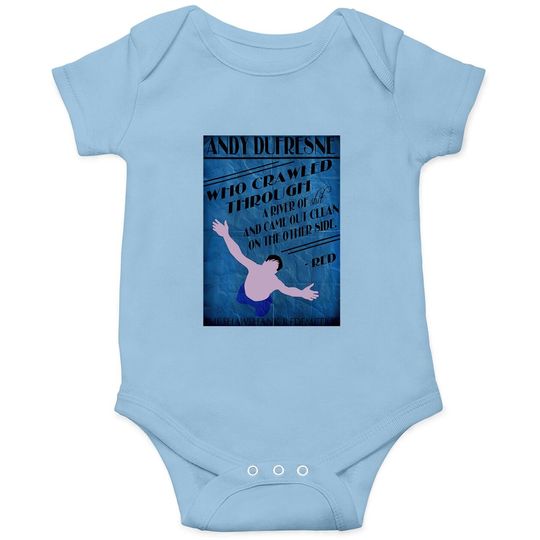 The Shawshank Redemption Andy Dufresne Baby Bodysuit