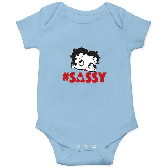 Betty Boop #sassy Baby Bodysuit
