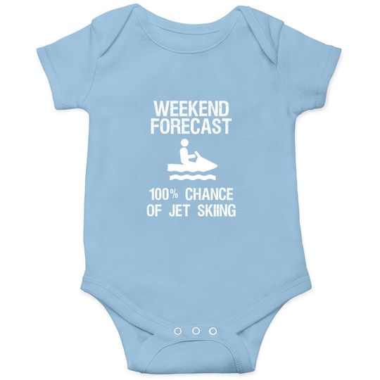 Jet Ski Funny Baby Bodysuit - Weekend Forecast