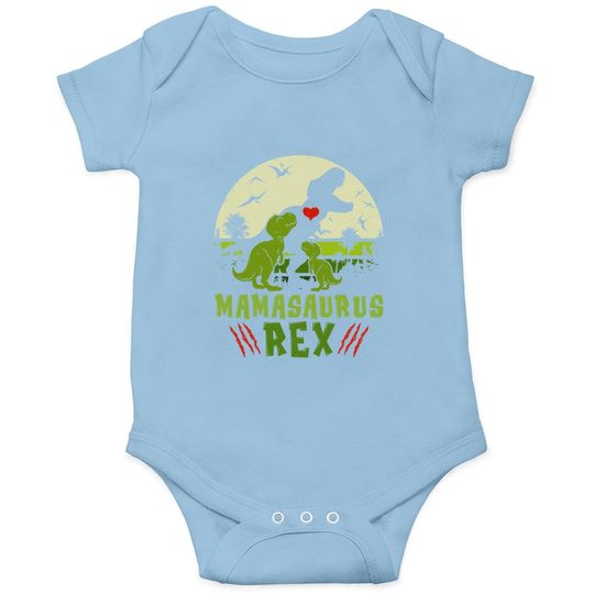 Mamasaurus Rex T Rex Dinosaur Cute Mother's Day Gifts Baby Bodysuit