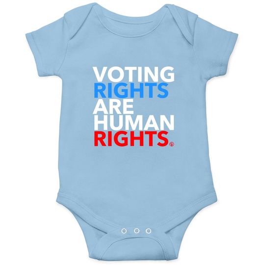 Voting Rights Are Human Rights  baby Bodysuit