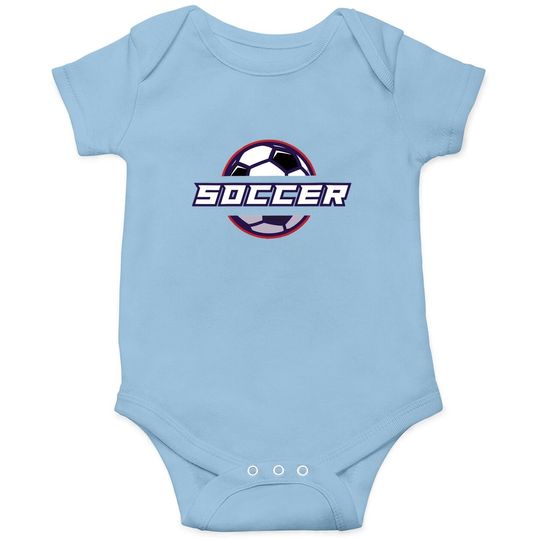 Soccer Player Fan Supporter Soccer Team Baby Bodysuit