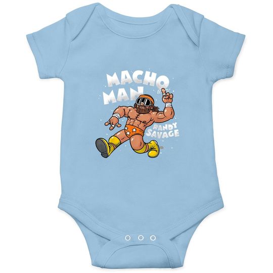 Macho Man Randy Savage Bill Main Graphic Baby Bodysuit