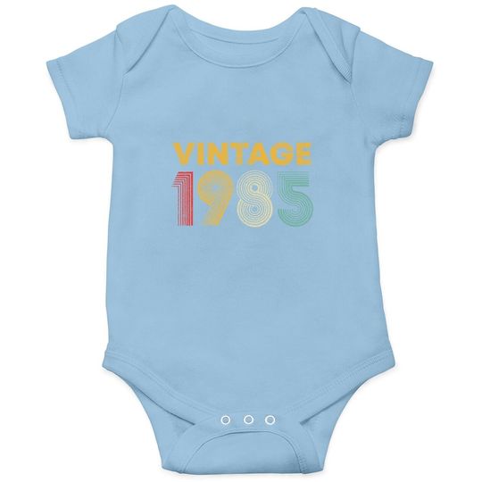 Vintage 1985 36th Birthday Gift 36 Years Old Baby Bodysuit