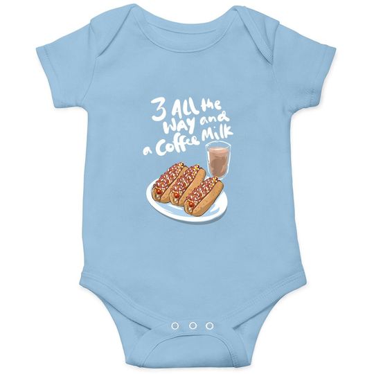 Hot Weiner Baby Bodysuit Coffee Milk Rhode Island Lover Gift