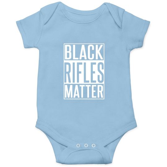 Black Rifles Matter 2nd Amendment Baby Bodysuit