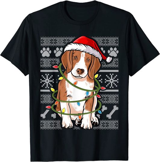 Christmas Beagle Dog Shirt, Ugly Dog Sweater T-Shirt