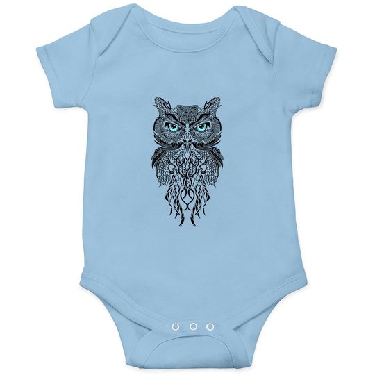 Great For Owl Art Baby Bodysuit