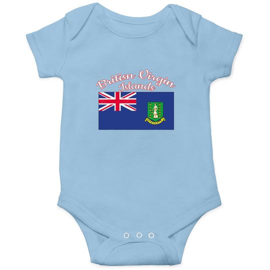 British Virgin Islands Flag Baby Bodysuit