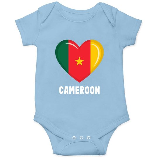 Cameroonian Cameroon Flag Baby Bodysuit