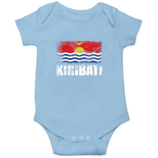 Kiribati Flag Baby Bodysuit
