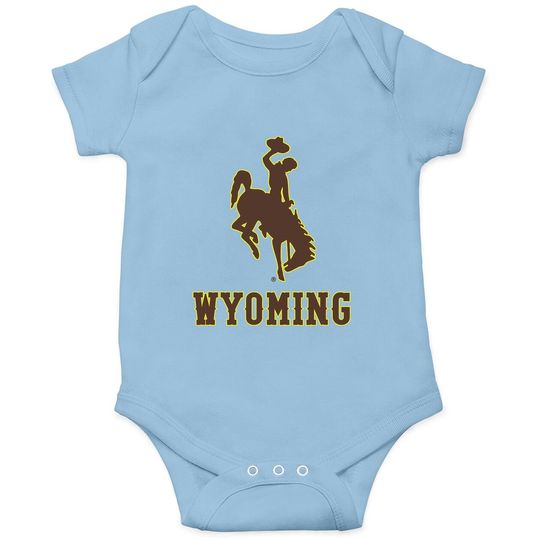 Wyoming Cowboys Apparel Mvp Wyoming Icon Baby Bodysuit