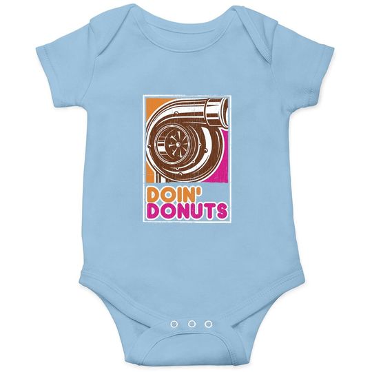 Doin' Donuts - Car Enthusiast Baby Bodysuit
