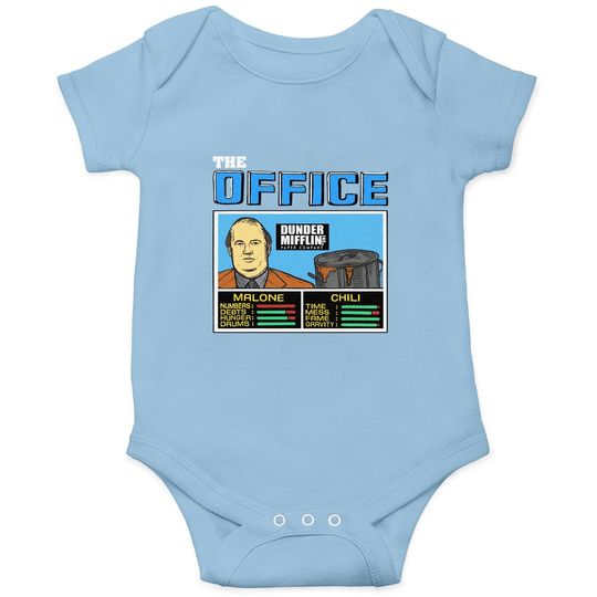 The-office-jam-kevin-and-chili-the-office-malone-and-chili Baby Bodysuit