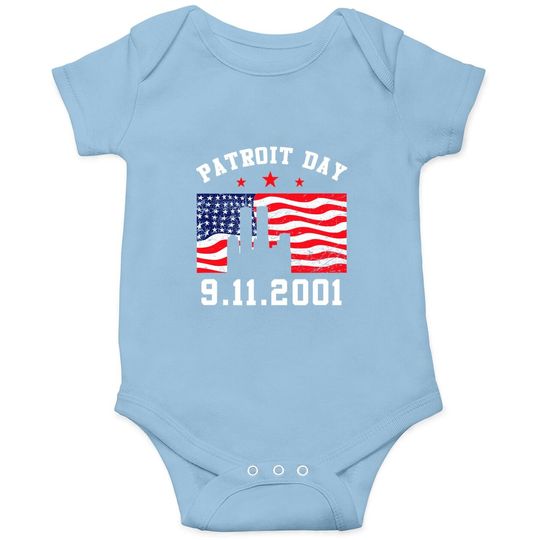 9-11 Patriot Day Baby Bodysuit