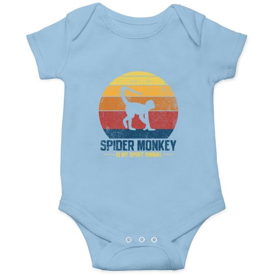 Spider Monkey Vintage Baby Bodysuit