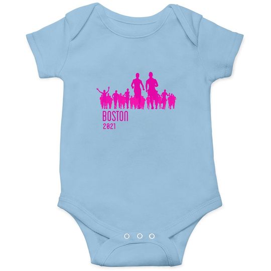 2021 Boston Runners Baby Bodysuit