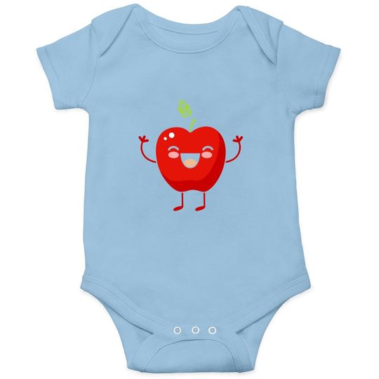 Apple Fruit Gift Apple Lovers Fruit Themed Outfit Baby Bodysuit