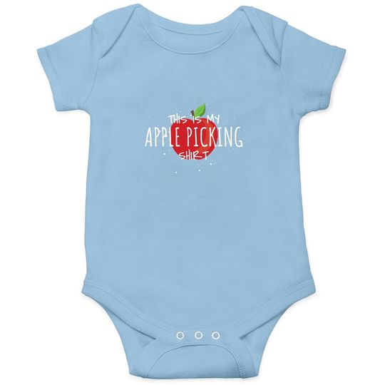 Apple Picking Season Inspired Baby Bodysuit