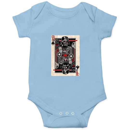 Darth Vader King Of Spades Graphic Baby Bodysuit