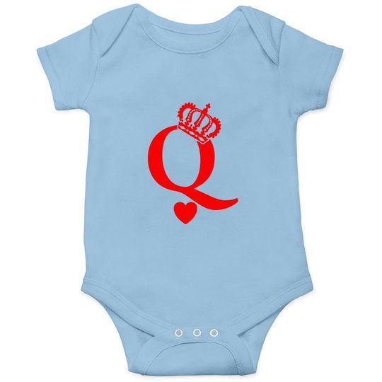Queen Of Hearts Baby Bodysuit