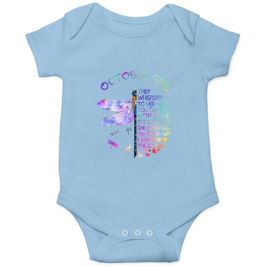 October Girl They Whispered To Her Baby Bodysuit