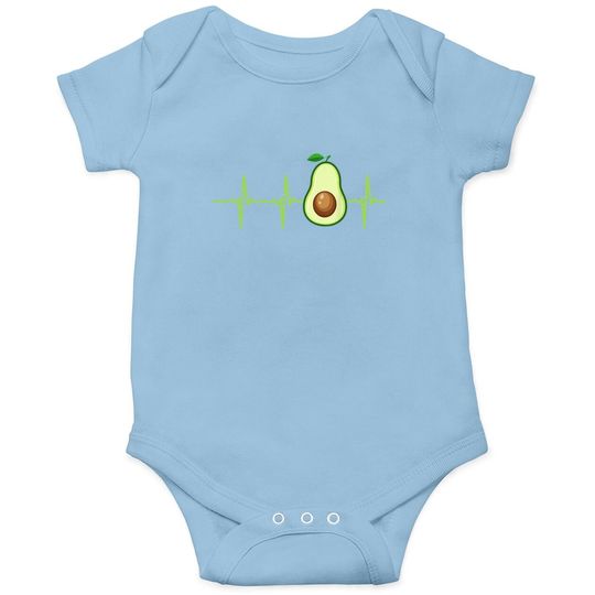 Avocado Heartbeat Baby Bodysuit