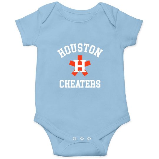 Houston Asterisks Trashtros Cheated Houston Cheaters Baby Bodysuit