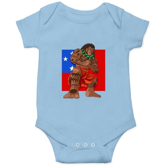 Samoan Pride Polynesian Baby Bodysuit
