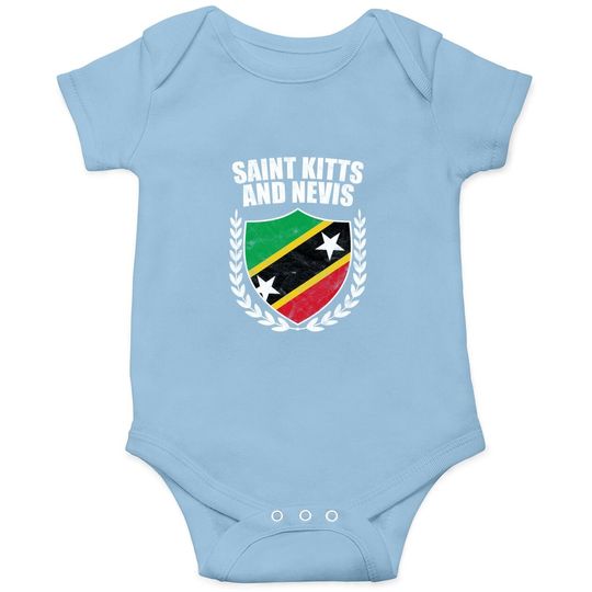 Saint Kitts And Nevis Baby Bodysuit