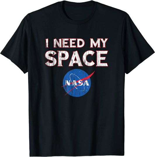 Distressed NASA Logo I Need My Space T-Shirt