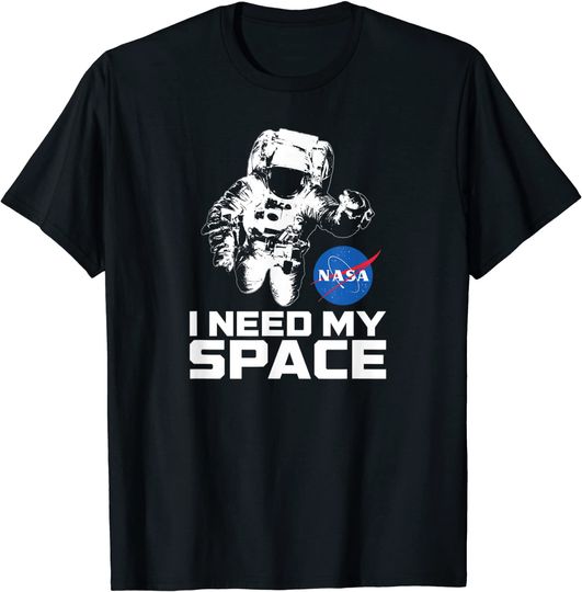 NASA Logo - I Need My Space with Astronaut T-Shirt