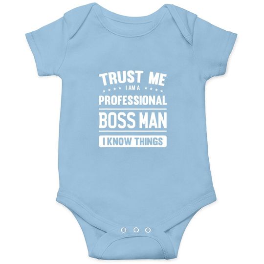 Boss Man Baby Bodysuit