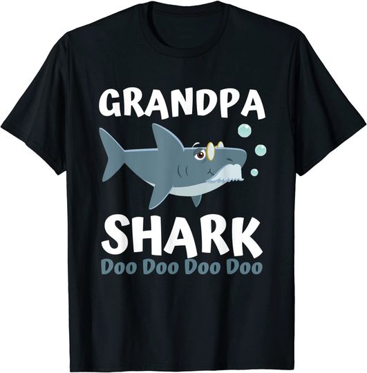 Grandpa Shark Doo Doo Shirt Matching Family Christmas Set T-Shirt