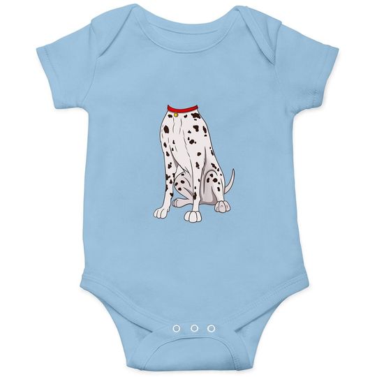 Dalmatian For Halloween Dog Animal Cosplay Baby Bodysuit