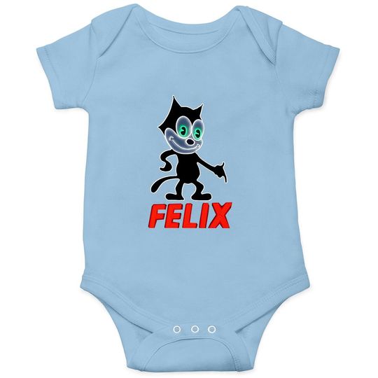 Felix The Cat Glowing Baby Bodysuit