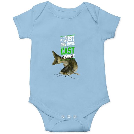 Fishing Just One More Cats I Promise Baby Bodysuit