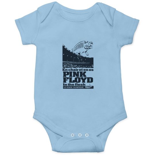 Popfunk Classic The Pink Floyd Live Baby Bodysuit