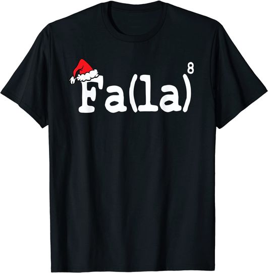 Christmas Cute Math Fa La La La La T-Shirt