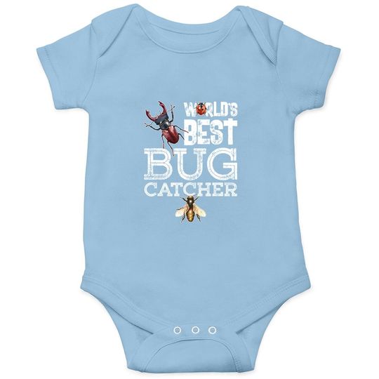 World's Best Bug Catcher Insect Hunter Cute Gift Baby Bodysuit