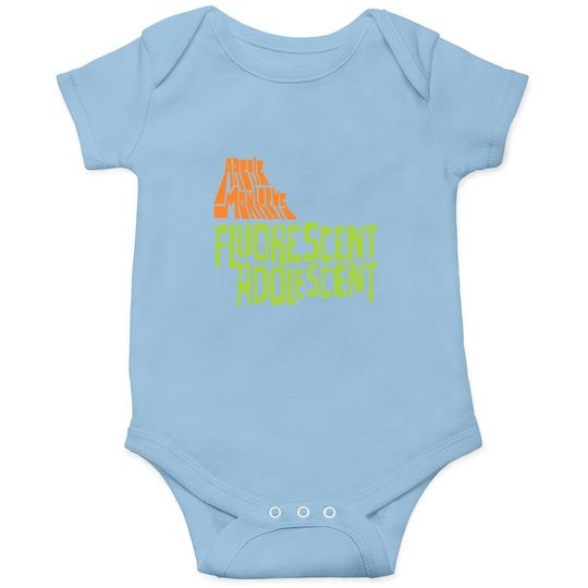 Arctic Monkeys Fluorescent Adolescent Baby Bodysuit