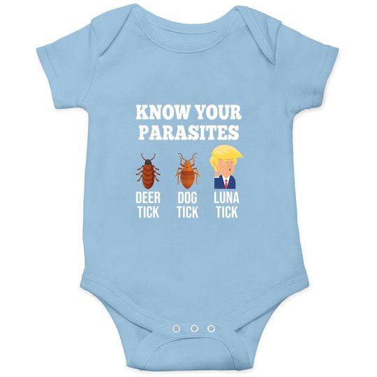 Know Your Parasites Funny Luna Tick Resist Baby Bodysuit